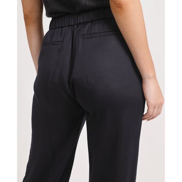 GRANA -NWT- Black Tencel Side Slit Career Pants Trousers | Large - Picture 12 of 12